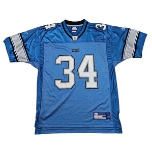 Reebok Detroit Lions Kevin Jones #34 NFL Equipment Jersey